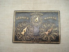 Compteur de Points Jeu de Cartes Ancien - Bézique Marker 