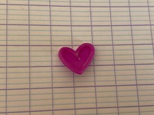 COEUR ROSE POUR SAC A MAIN