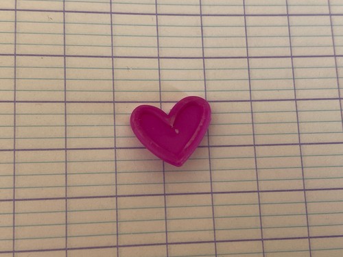 Coeur rose pour sac - pour, main