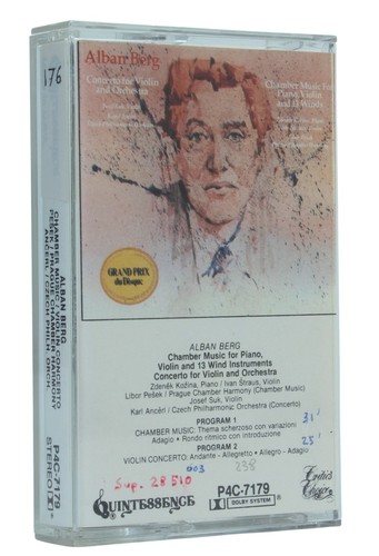 Alban berg cassette audio - -,