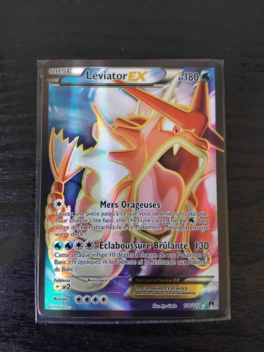 Carte pokémon léviator - carte, ex