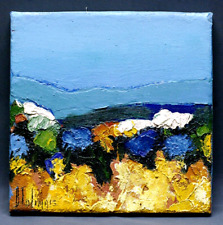 Tableau Bernard Folinais Paysage  école Franc-Comtoise