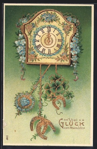 Pendule avec fer - , cheval