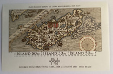 TIMBRES  D' ISLANDE Feuillet