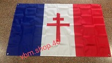 Drapeau france libre croix - drapeau, de
