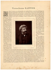 Victor-Joseph Ranvier, peintre français Vintage print, tirage d'époque, Gal