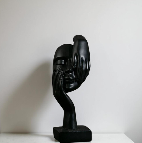 Sculpture décorative visage