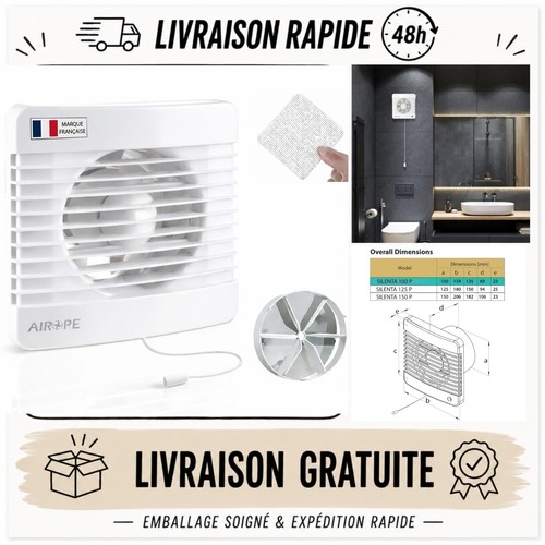 Extracteur air vmc - d'air, 100