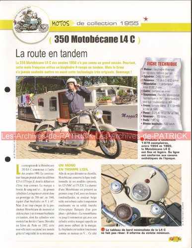 Motobecane 350 1955 - motobecane, l4