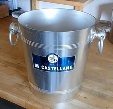 Seau à Champagne Publicitaire  - Champagne De Castellane - Made In France - Alu.