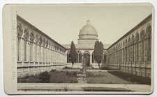 ITALIE Pise Camposanto c1870 Photo G. Brogi Format Cdv Albumine Vintage
