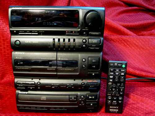Sony mhc 550 mini fi - mhc-550, hi-fi