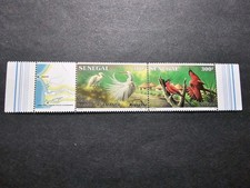 TIMBRE SÉNÉGAL FAUNE OISEAUX