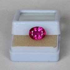 Ceylan pierre précieuse en vrac saphir rose 4,90 ct. Oval Shape Flawless VVS1