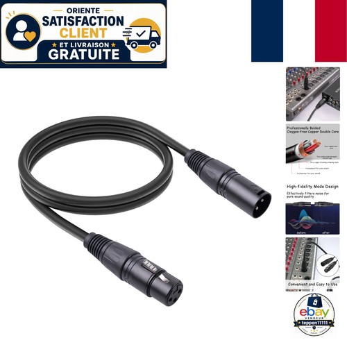 Câble xlr femelle à - câble,