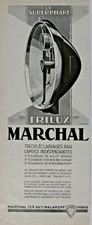 PUBLICITÉ PRESSE 1927 MARCHAL