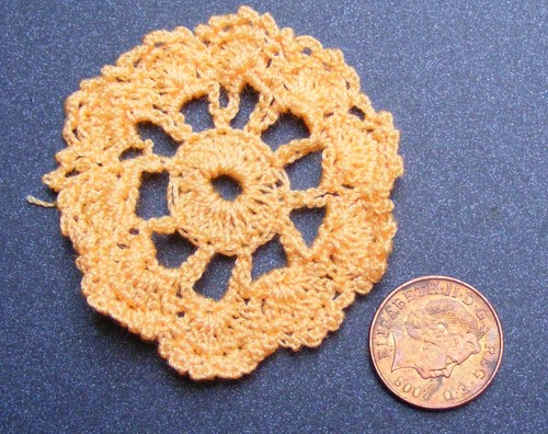 Nappe crochet orange - en,