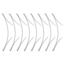  Lot de 8 butées de porte coulissantes pour placard, rails de guidage au sol,