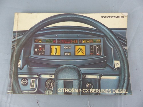 Mode emploi citroën 2 - d'emploi, cx