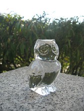 SUJET HIBOU CRISTAL 8,5 cm