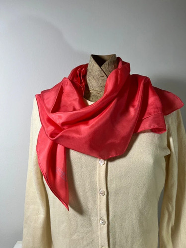 Charvet pink large - silk, square