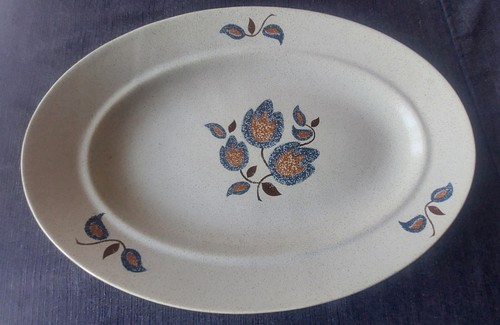 Plat ovale vintage - , "sologne"