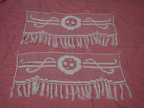 Paire rideau ancien - paire,