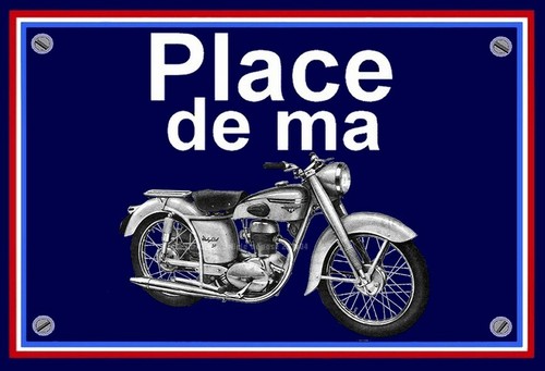 Plaque place de - plaque, "