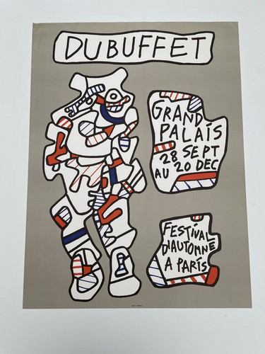 Affiche originale dubuffet - affiche,