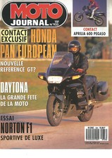 MOTO JOURNAL N°933 HONDA PAN