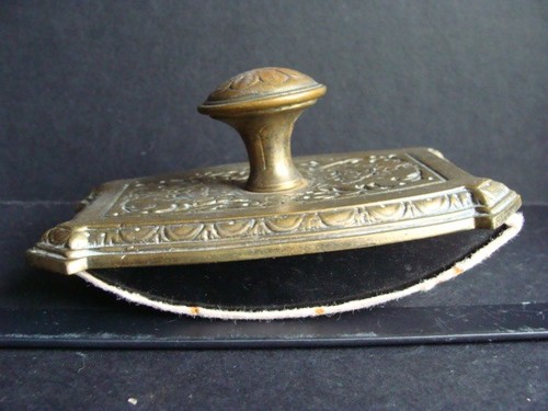 Tampon buvard bronze - tampon, en
