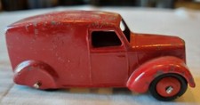 VINTAGE DINKY TOYS RED WORK VAN MECCANO LTD MADE IN ENGLAND. NICE ORIGINAL PAINT