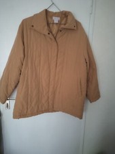 Manteau Veste Claire Neuville ocre Taille 50/52 M. Longues 100 % Polyester