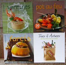 Lot de 5 livres de cuisine, Farcis, Verrines, Pot-au-feu, Recettes Normandes