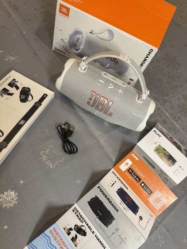 Enceinte jbl charge blanc - blanc,