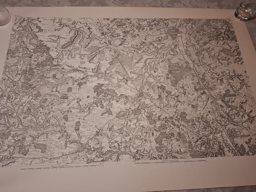 Grande carte ancienne - , région