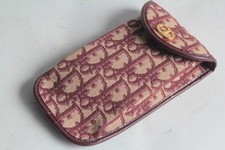 CHRISTIAN DIOR Étui à lunettes toile monogramme vintage (74533)