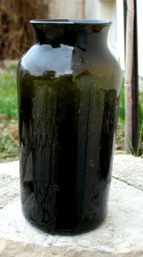 Ancien grand pot - grand, verre