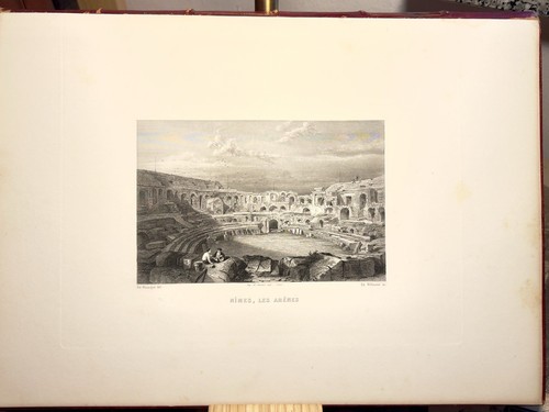 Nîmes les arènes 1867 - les,
