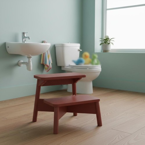 Tabouret marchepied bois - en,