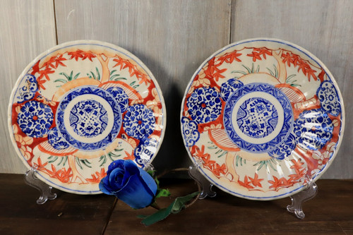 Paire assiette porcelaine - assiette, en