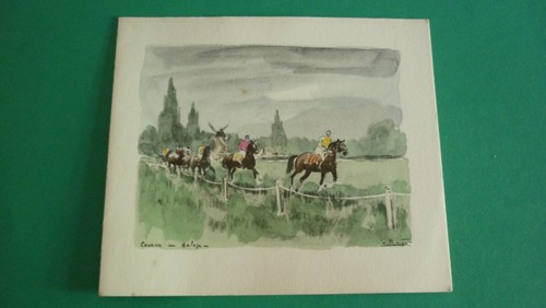 Aquarelle reproduction carte - aquarelle,
