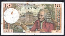 10 Francs Voltaire 8.11.1973