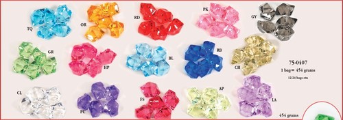 Acrylic plastic rock diamond - plastic,