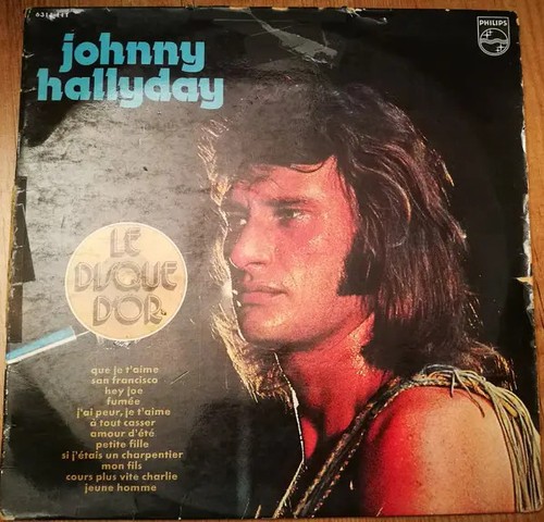 Johnny hallyday disque or - le,