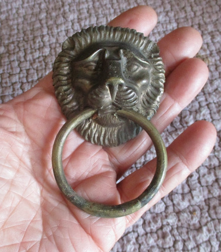 Ancienne tête lion en - tête, de