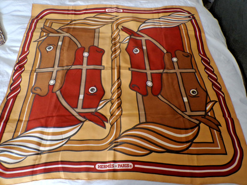 Foulard hermes quadrige de - ",