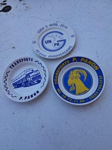 Lot anciens cendriers - de,
