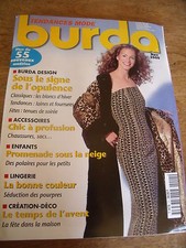 MAGAZINE BURDA LES BLANCS D'HIVER TENUES DE SOIREE LAINES ET FOU 2000