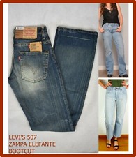 Jean Levis 507 Levi's Féminin Taille Haute à Pattes Éléphant Bootcut w26 w27 w28